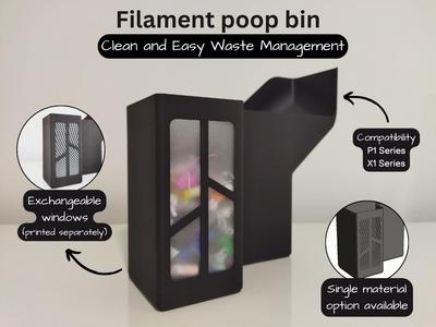 Filament Poop Bin – Clean & Easy Waste Management