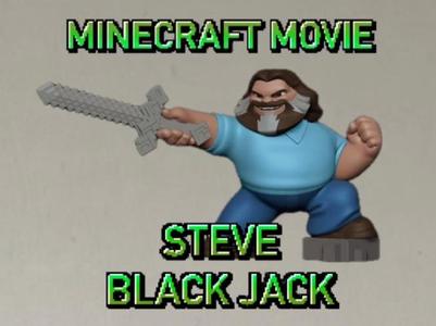 Minecraft Steve - Jack Black - Minecraft Movie