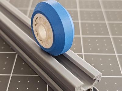 608 Bearing sized V Wheel for VSlot 2020 Extrusion