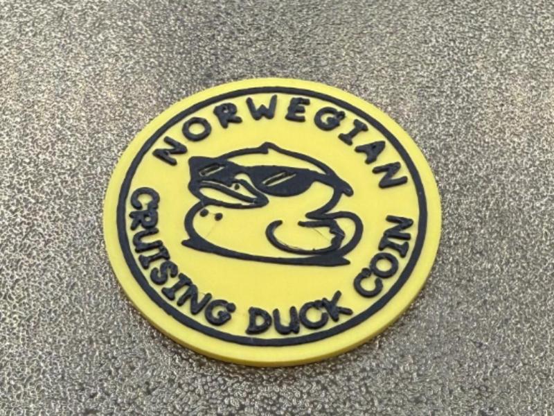 NORWEGIAN CRUISE DUCK COIN 