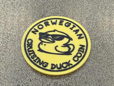 NORWEGIAN CRUISE DUCK COIN 