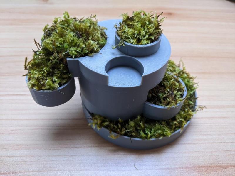 Cyclindric Moss Planter