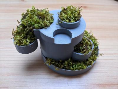 Cyclindric Moss Planter