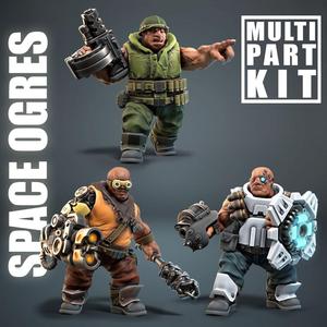 Space Ogres - Multipart Miniatures Set
