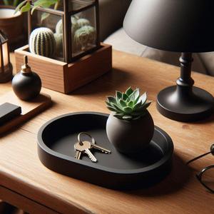 Rounded Design Key Tray