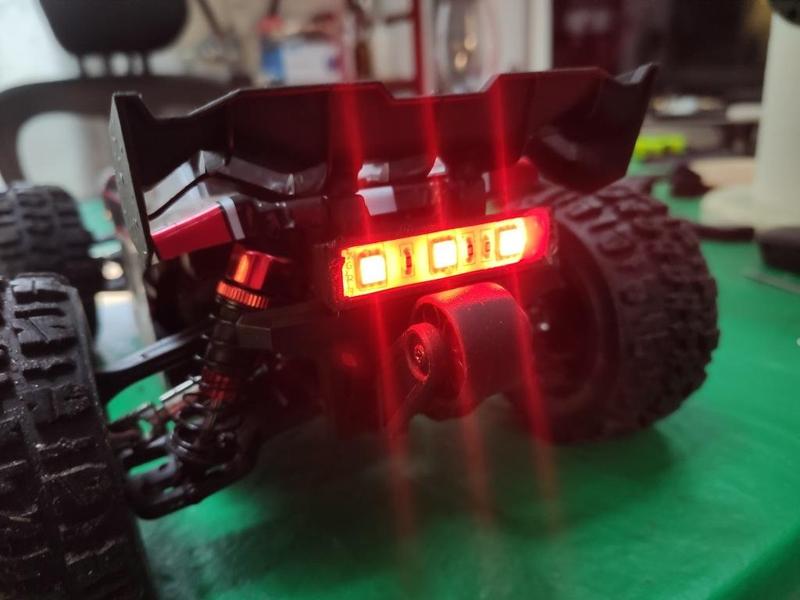 Led strip holder light bar