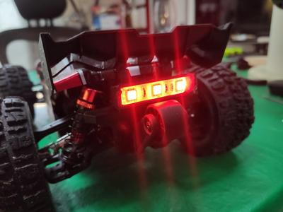 Led strip holder light bar