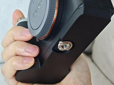Sony a7C Camera, First Generation a7C, Thumb Grip, Base Plate