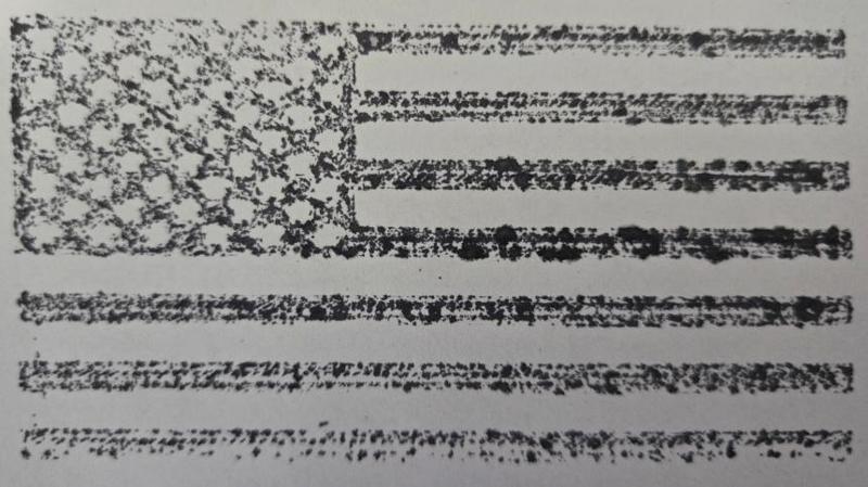 US Flag Stamp