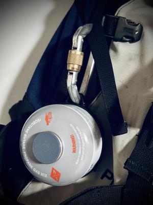 Carabiner Loop for Butane Canister UPDATED