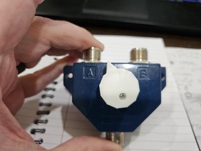 MFJ-1702 antenna switch replacement knob.