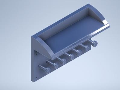 Shop shelf or key holder