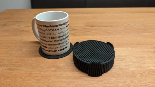 Modern Coaster and Stand