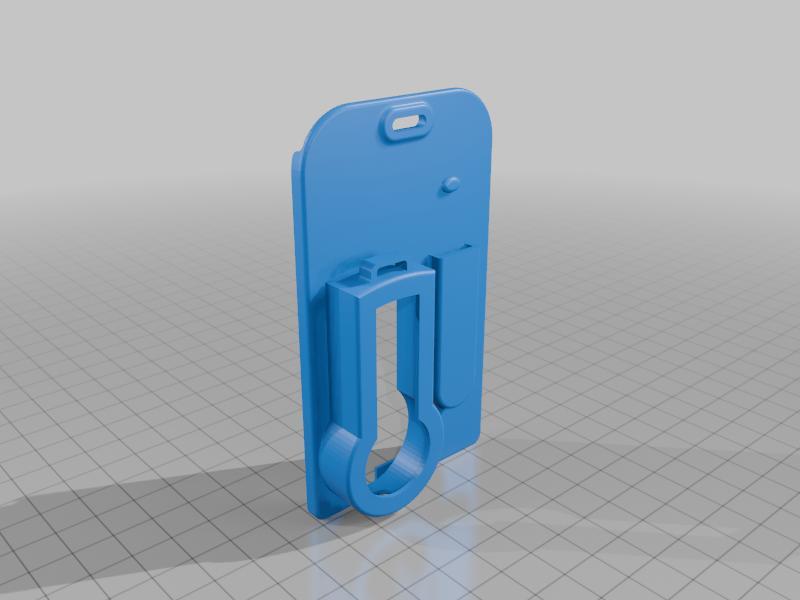 Badge Holder with RSA Token and Key Slot