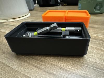 Gridfinity RYOBI AR2034 Impact Rated Socket Adaptor Holder (1x2x3)