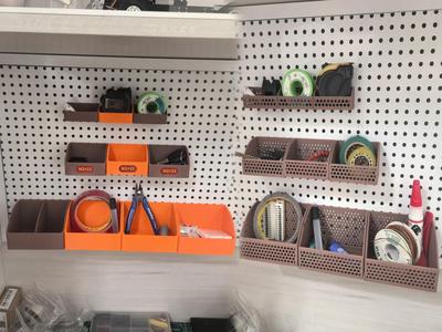 Pegboard Part Storage Box (Updated with Perforated Version)