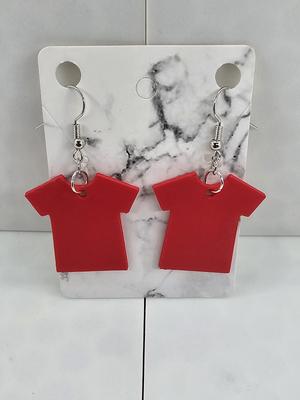 Friday Red Shirt Earring