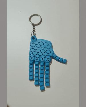 flexi articulated hand key ring