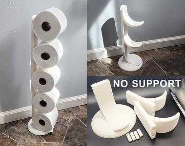 Toilet Paper Tower - Customizable - No Supports