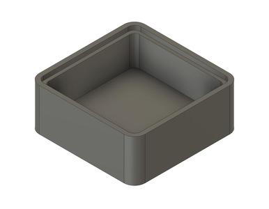 2.5" Square Box with lid