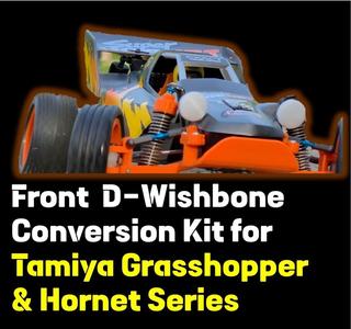 Front D-Wishbone Conversion Kit for Tamiya Grasshopper and Hornet Series