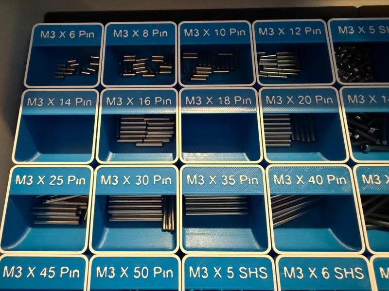 Gridfinity M3 Dowell Pins