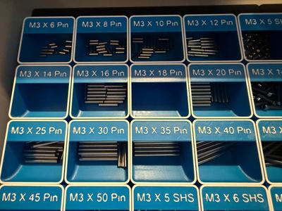 Gridfinity M3 Dowell Pins