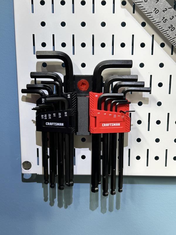 Craftsman Allen Wrench Hex Key Set Wall Control Mount