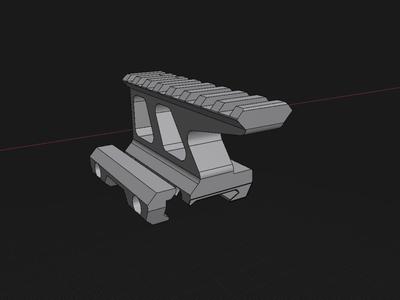 Picatinny riser rail V2