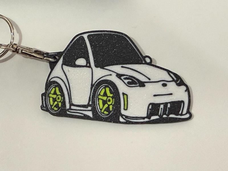 350z cartoon Keychain