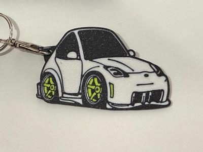350z cartoon Keychain