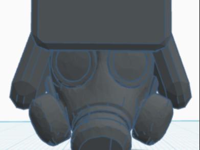 Ushanka gas mask for dummy 13
