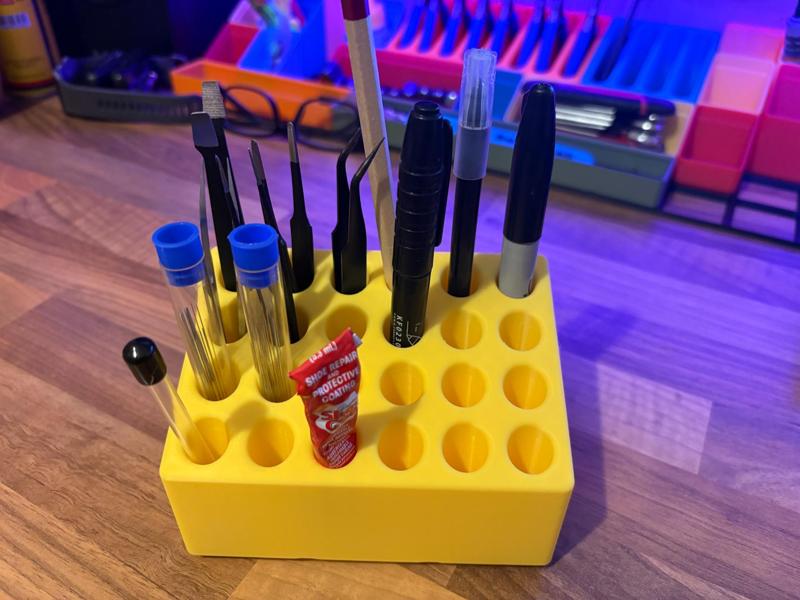 Gridfinity Pen & Tool Rack