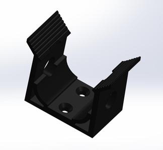 Mur-lok inline ball valve mounting clip