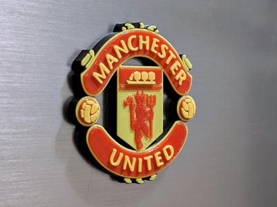 Manchester United - Embossed Fridge Magnet