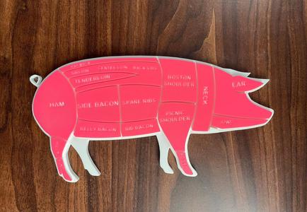 Cuts of pork puzzle 2 color