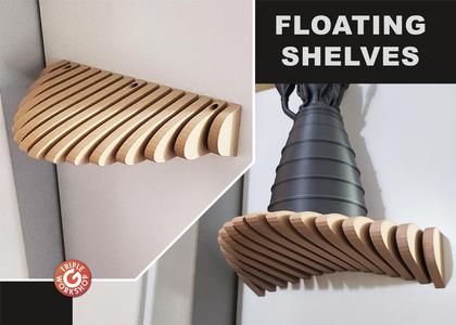 Contoured Floating Shelves