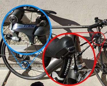 SRAM shifter to Shimano derailleur adapter