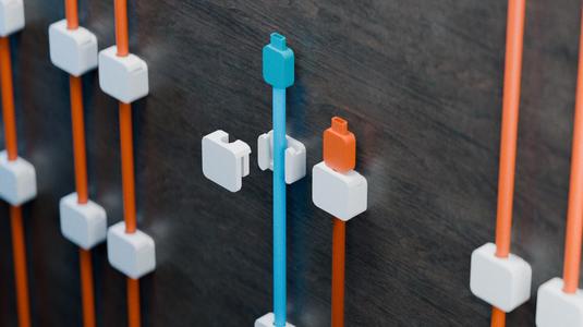 Slide-in Cable Holder