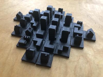 Buildings / houses for board games