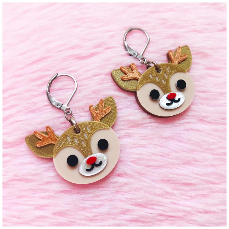 Deer Earrings