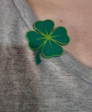 St. Patrick's Day Clover Clip