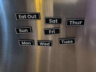 Day of the Week Magnets