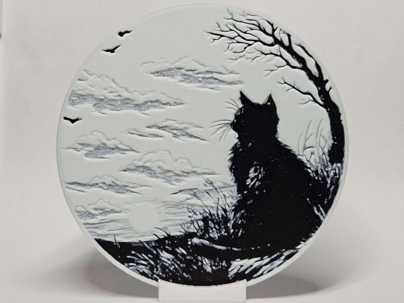 Sitting Cat - Coaster