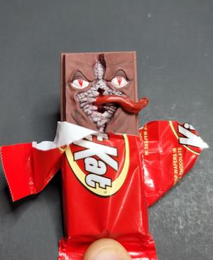 Mimic Halloween Candy Decoration
