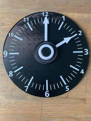 Teach your kids the analog clock! Edit: Added combined 12/24h clock