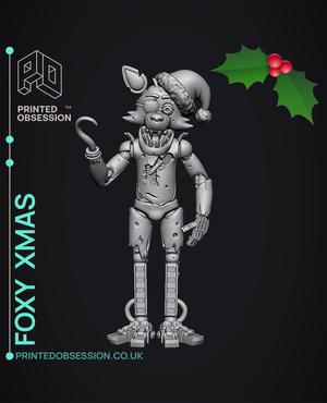 Foxy Christmas - FNAF - Fan Art