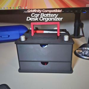 Car Battery Storage System - Gridfinity Compatible