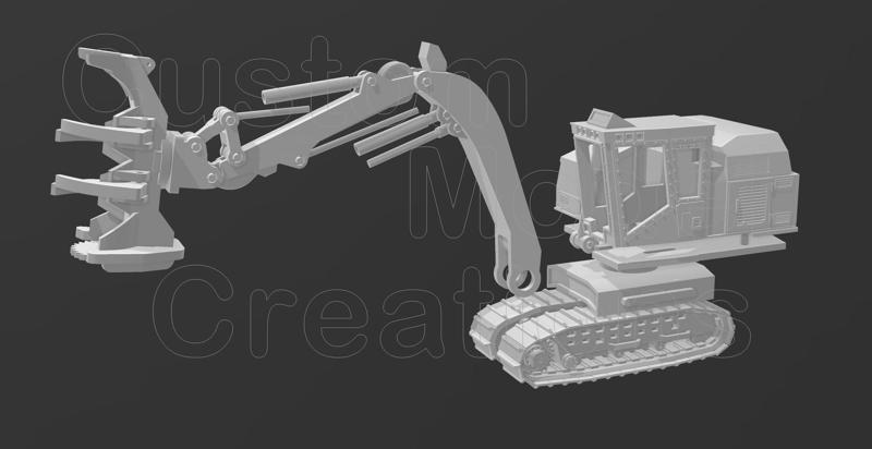 Tiger Cat 845D Feller Buncher Kit 1-64 Scale