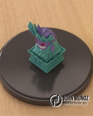 Gengar Statue of Liberty- Figure decorative & keychain